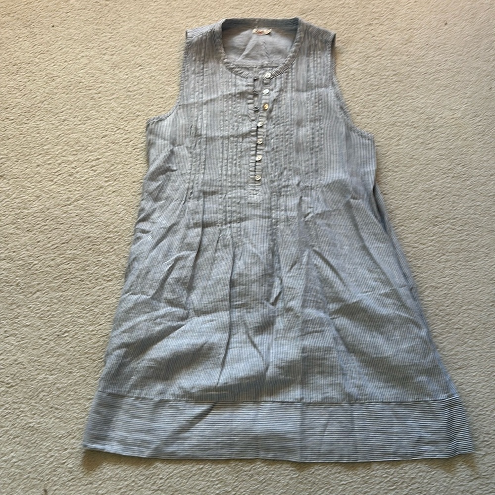 Faherty Isha Linen Dress EUC - Picture 3 of 6